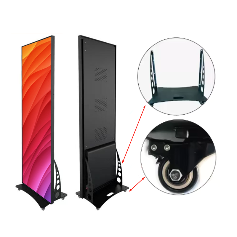 Portable LED Poster Display with Hdr10+ for Stunning Visuals