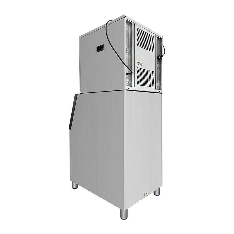 Clear Commercial Snow Ice Cube Maker Making Machine