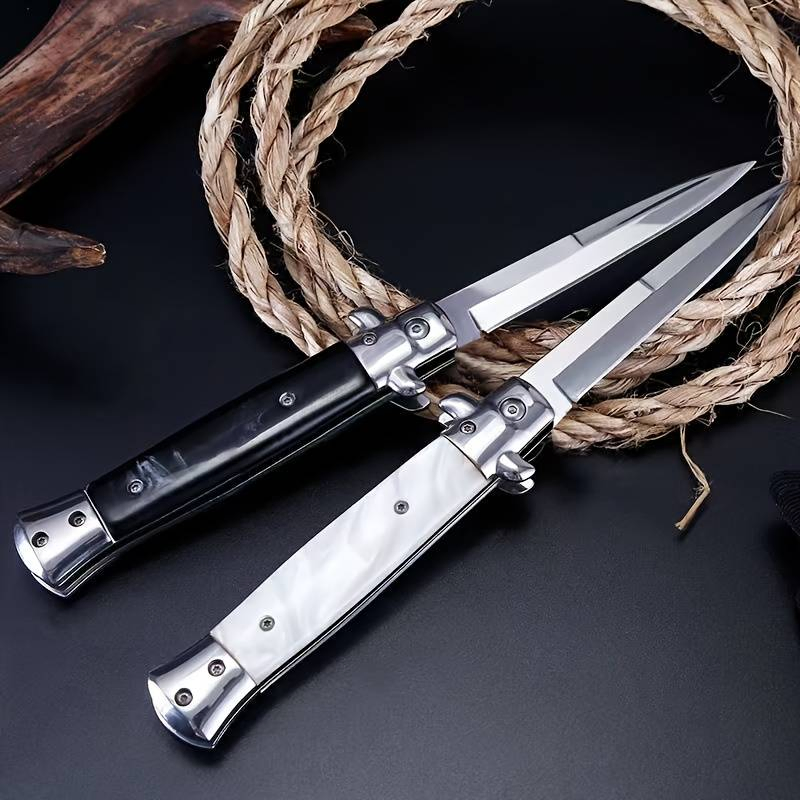 Ds-3302 Hot Sale High Hardness Stainless Steel Folding Knife, Creative Portable Pocket Knife for Outdoor Camping Hunting