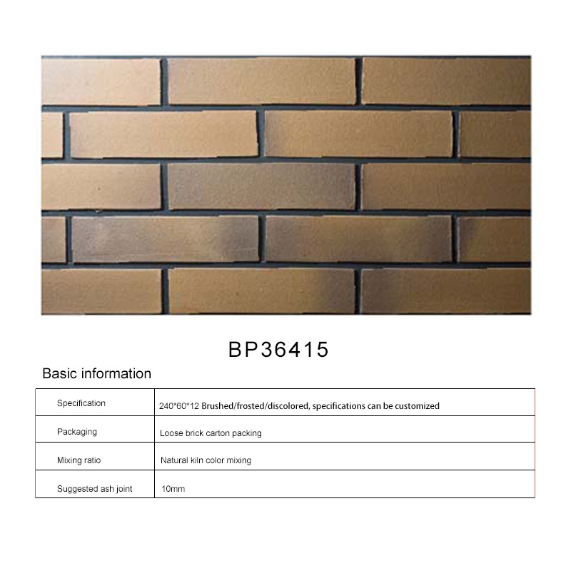 Stylish Decorative Color Special-Shaped Baked Fired Bricks Tiles Blocks for Walls Floors