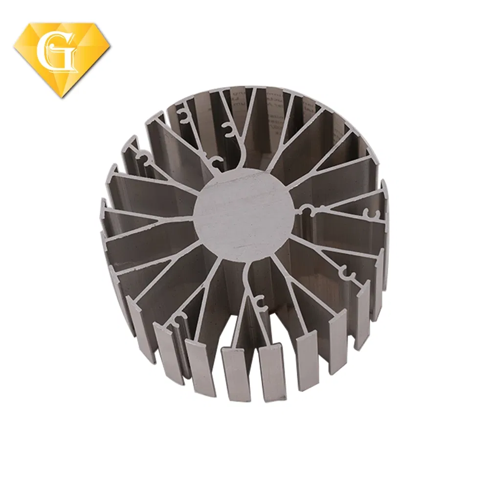 CNC Machining High Quality Electrophoresis Anti Scratch High-Performance Aluminum Extrusin for High Power Semiconductor Electronics Fanless Heatsink