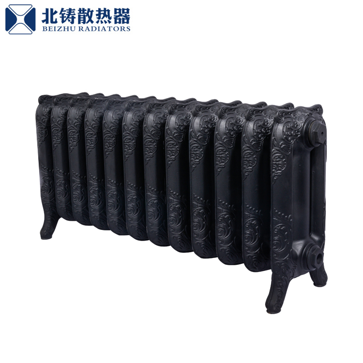 Elegant Carved European Cast Iron Radiator