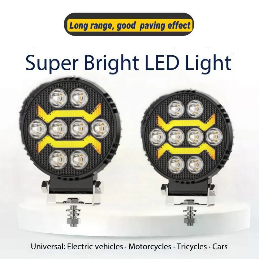 Светодиодная фара для мотоцикла и спецтехники