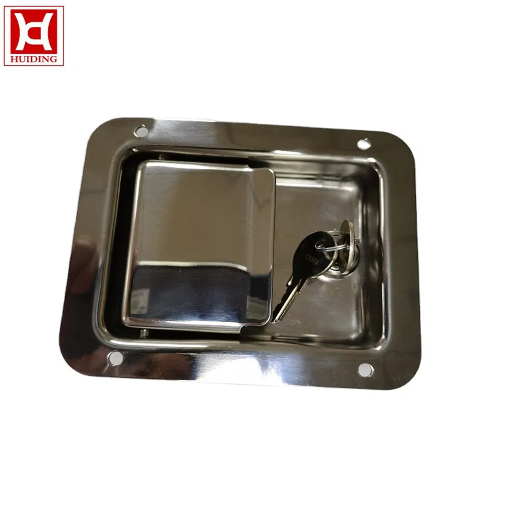 Stainless Steel Truck Tool Box Paddle Handle Latch Trailer Lock Generator Door Lock