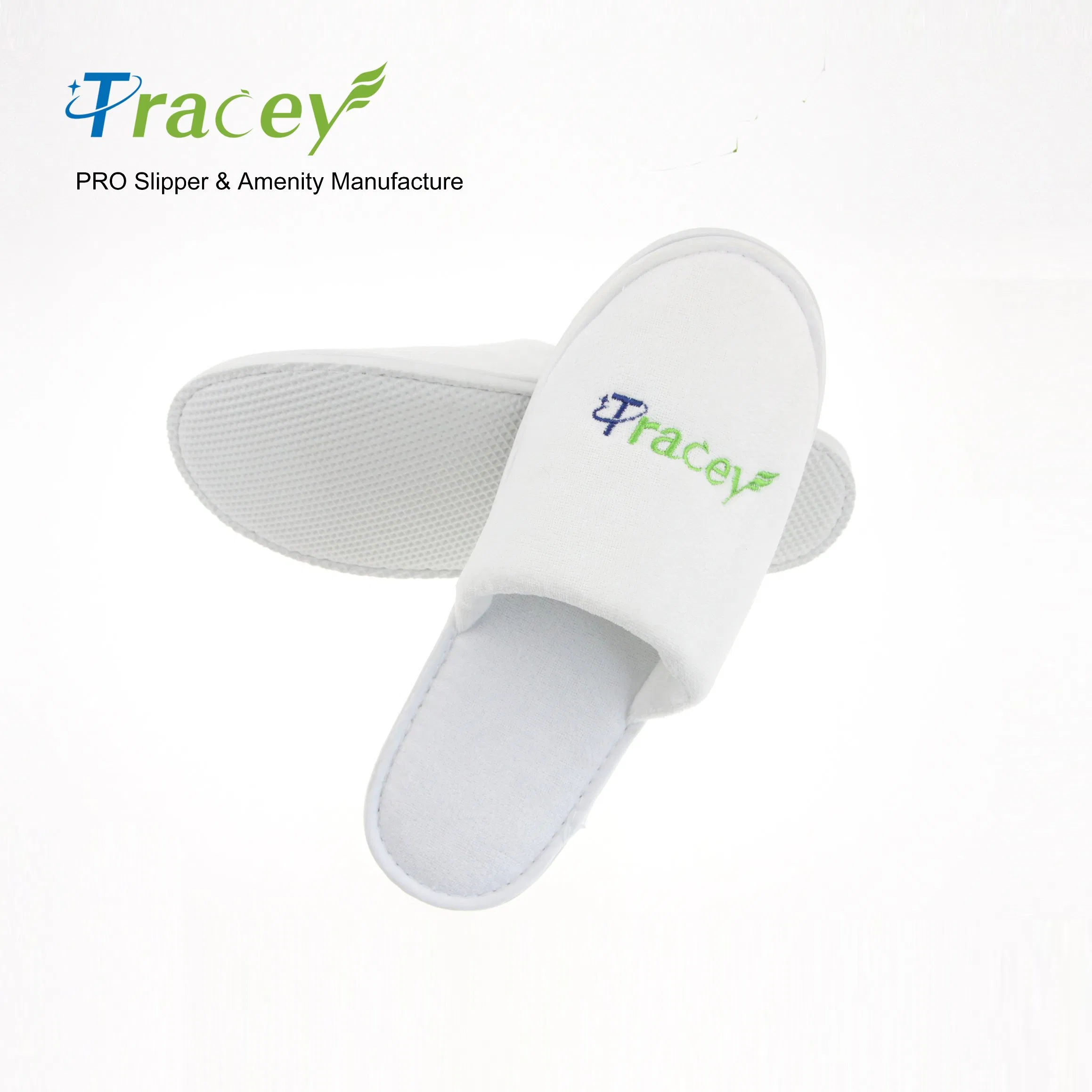 Whole Sales Cheap Price Comfortable Indoor Bedroom White Hotel Disposable Slippers for Hotel Guests Slippers