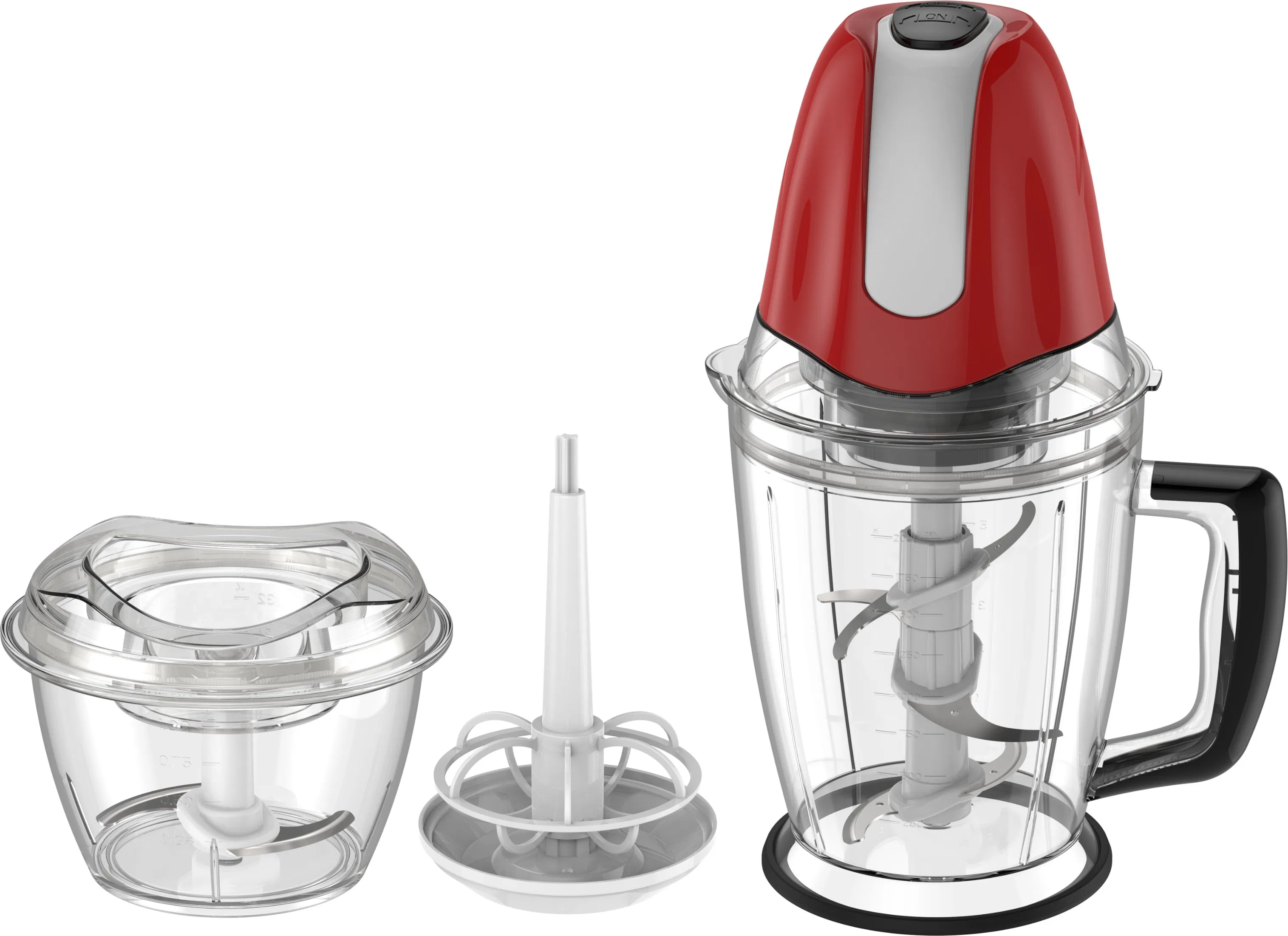 Powerful 300W Motor BPA-Free Plastic Bowl Electric Food Processor Chopper Meat Grinder