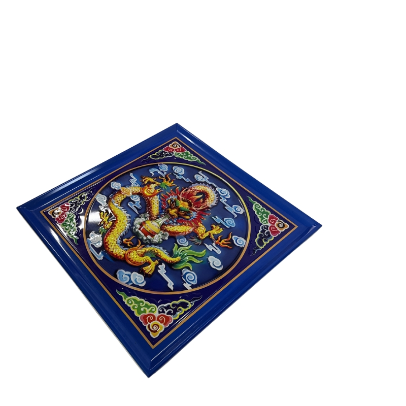 Matte Aluminum Ceiling Panel Carved Pattern for Spiritual Interior Design