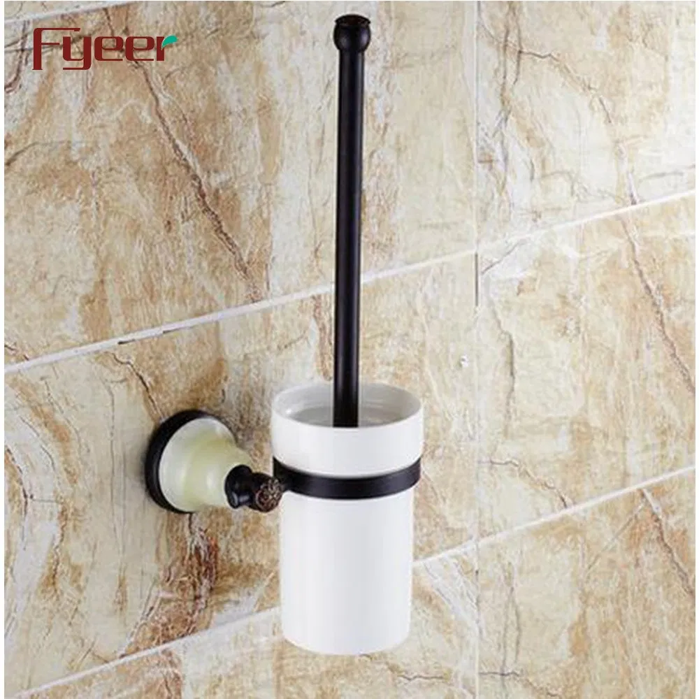 Держатель для туалетного ёршика Fyeer Ceramic Base Black
