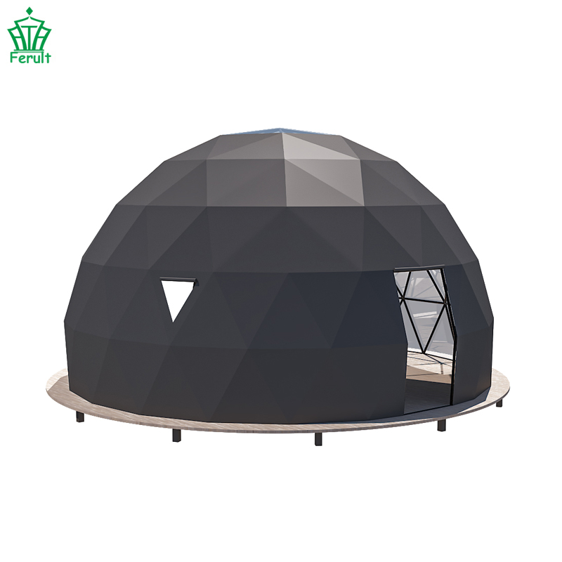 Storm-Resistant Dome Glamping Tent with Reinforced Steel Frame