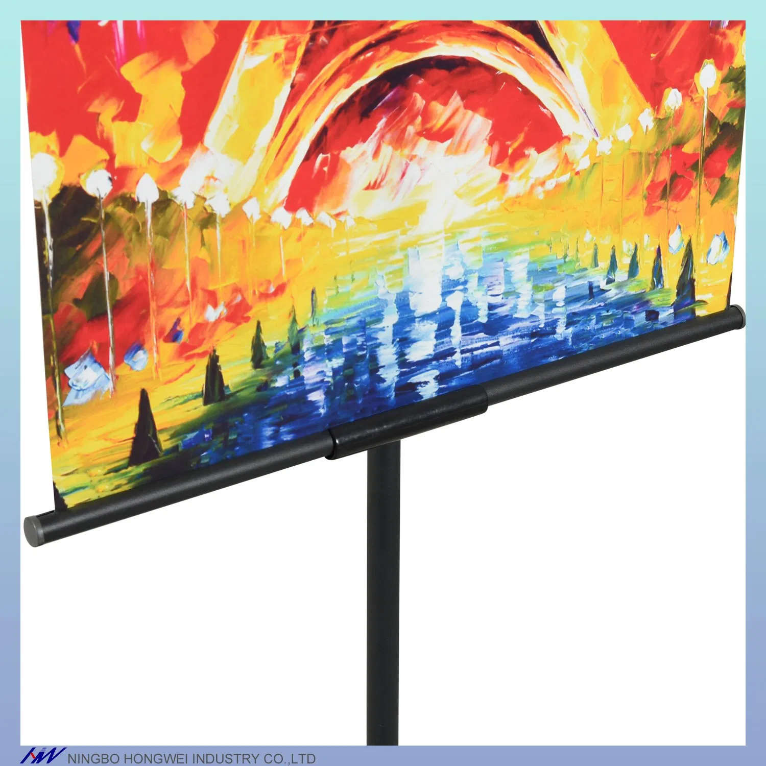Poster Banner Iron Frame Easel Foldable Poster Stand For Promotion