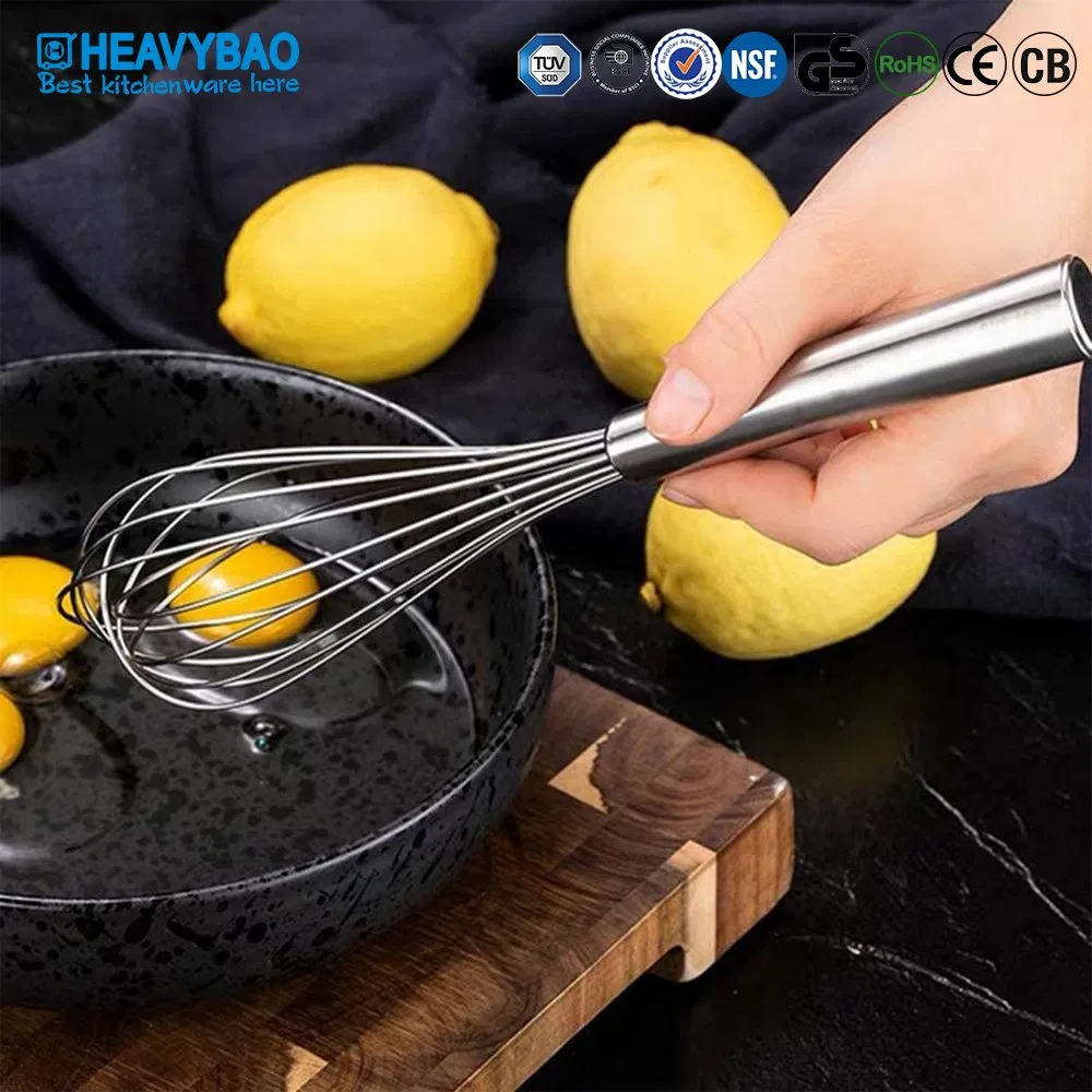 Ручной венчик для яиц Heavybao из нержавеющей стали