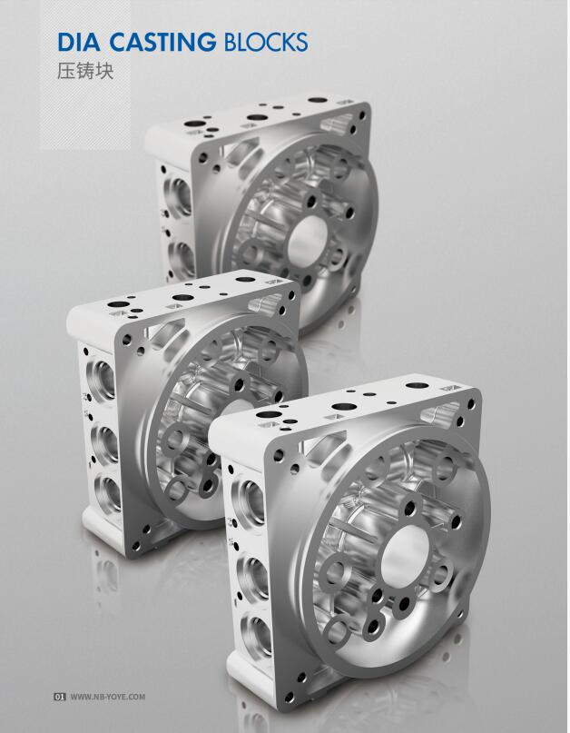 Hydraulic Dia Casting Central Manifold Block for Power Pack