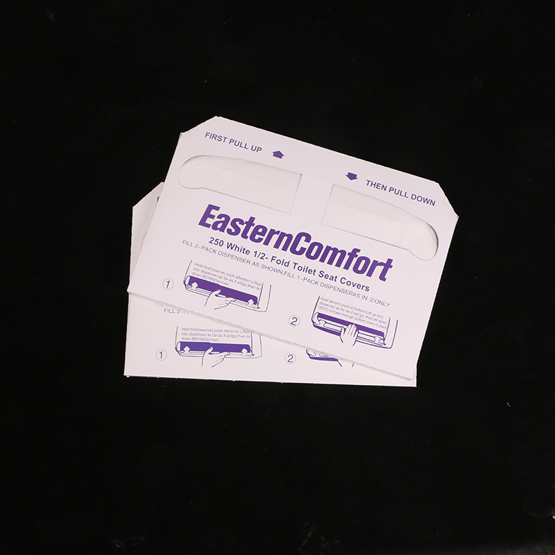 16GSM Paper Toilet Seat Covers - Thick Strength Recycled Paper Flushable& Disposable Half-Fold Toilet Seat Cover for Dispensers -1 Pack of 250 Sheets--Zsj