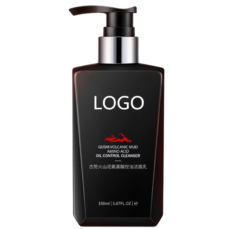 Custom Deep Cleansing Whitening Oil Control Acne Blackhead Cleanser for Men