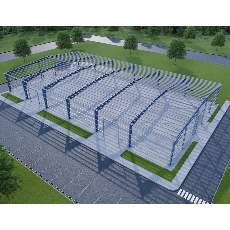 Gable Frame Prefabricated Villas Apartment Building House Steel Structure Poultry Farm House