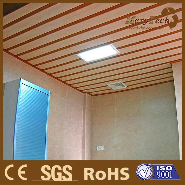 Simple Installation Composite Wood Ceiling, Flat Surface