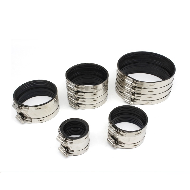 China Stock a Type DN20-DN300 Upc ASTM Heavy Light Stainless Steel Hubless No Hub Coupling for Hubless Fittings