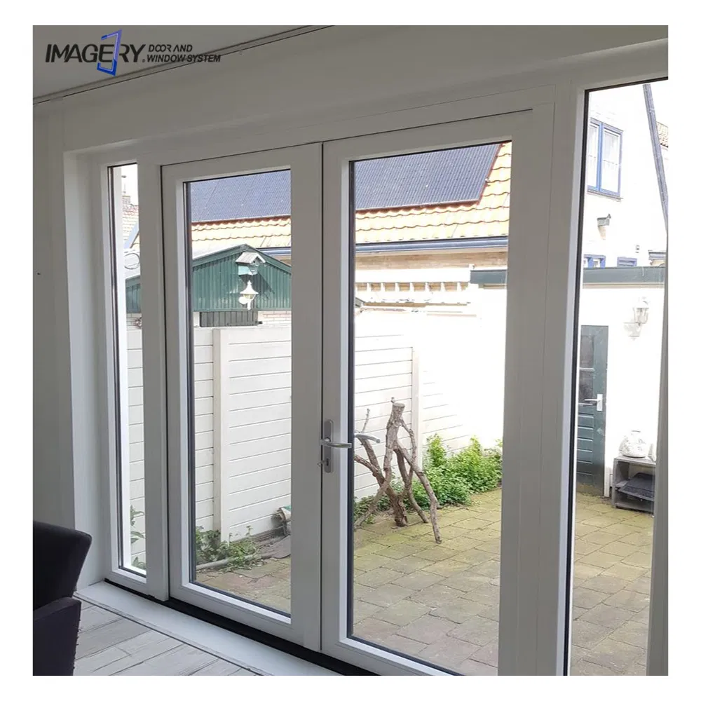 Latest Design UPVC Slide Bathroom Double Glazed PVC Sliding Door