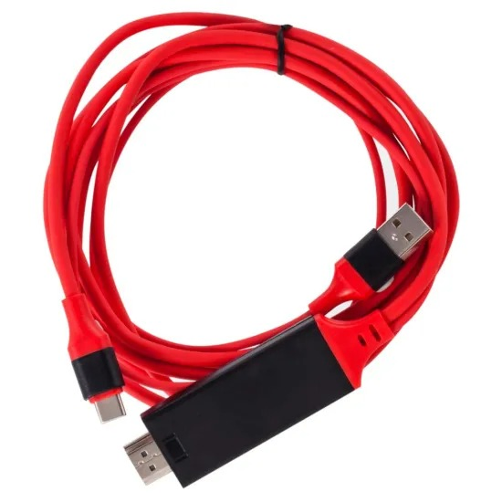 Кабель-переходник USB-C на HDMI 4K с функцией зарядки