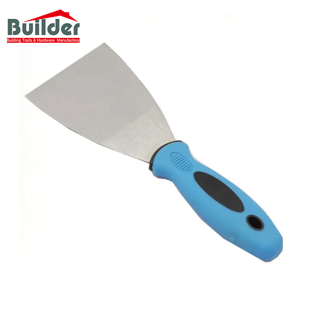 Multi-Function Paint Scraper Stainless Steel Drywall Putty Knife with PP Handle