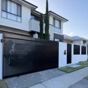 Galvanized Black Steel Fence