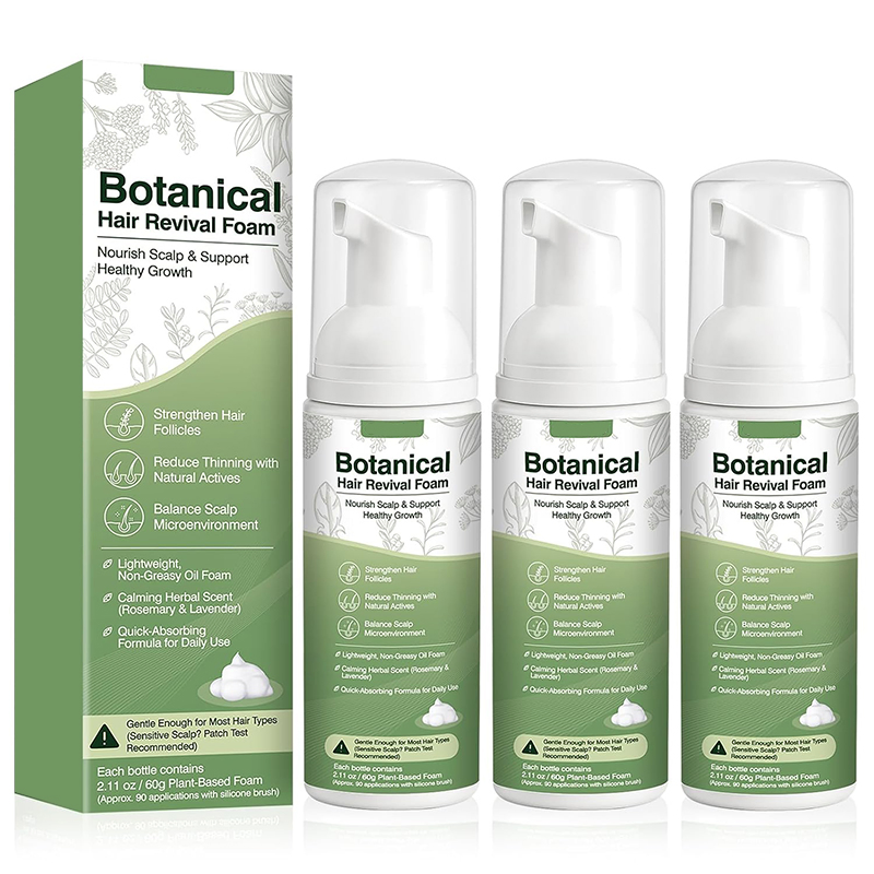 Beauty Cosmetics Hair Growth Shampoo with Foaming Organic Plant Hair Growth Foam