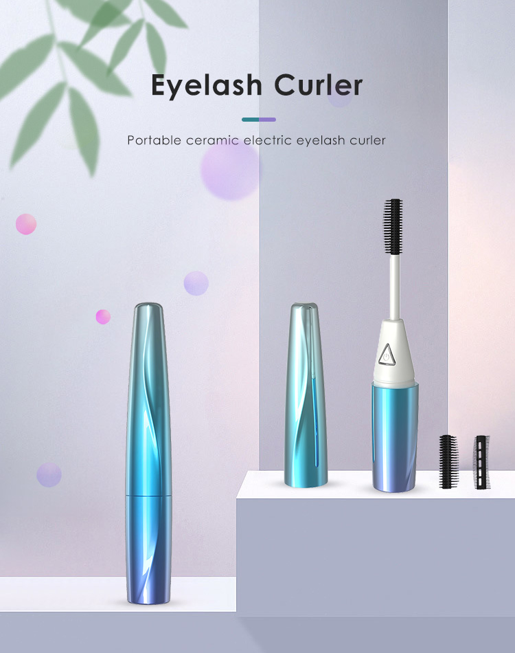 Wholesale Private Label Mini Plastic Tool Set Electric Heated Eyelash Curler