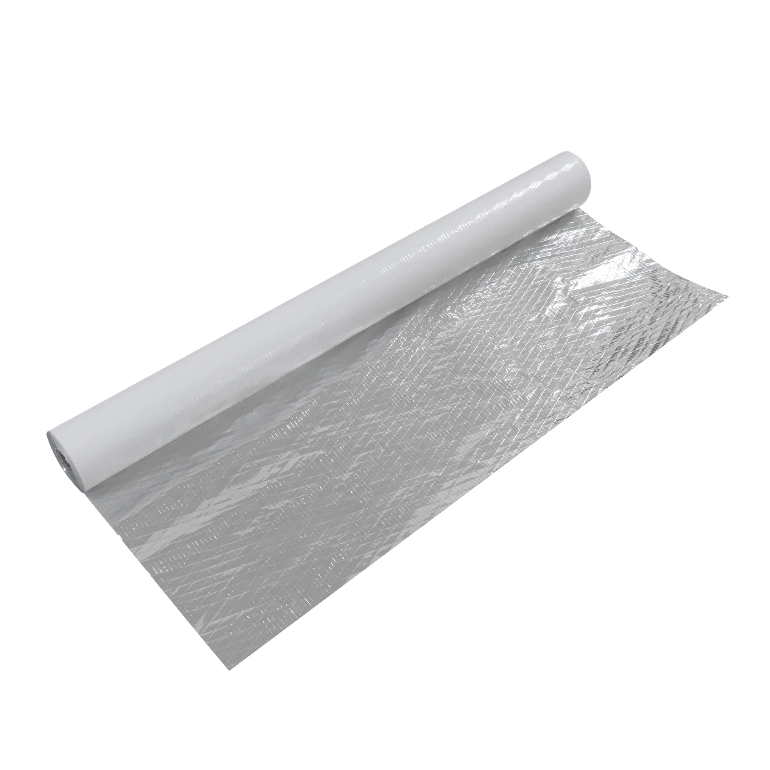Factory Direct Sales Water Proof White PP+Adhesive Fiberglass Scrim+Metallized Film for Heat Insulation