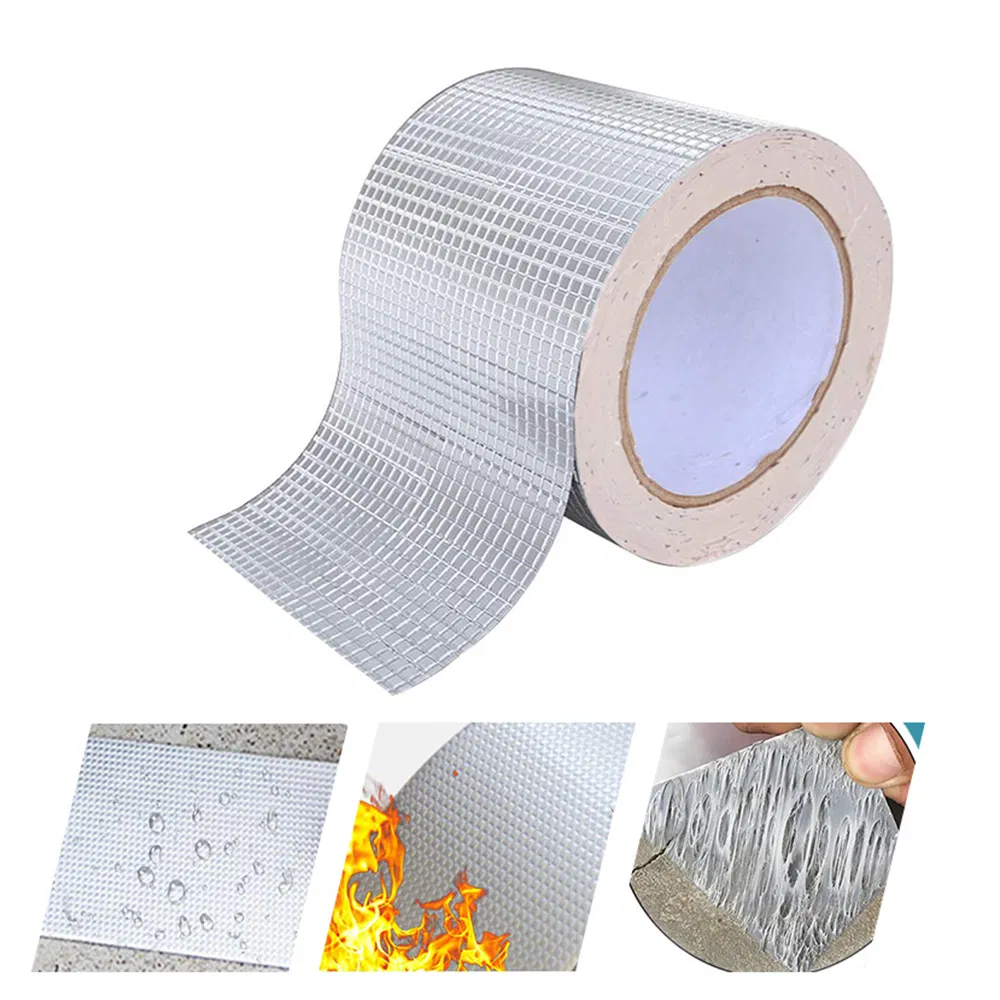 Butyl Adhesive Aluminium Foil Tape for Roof Wall Metal Wood Water Leak