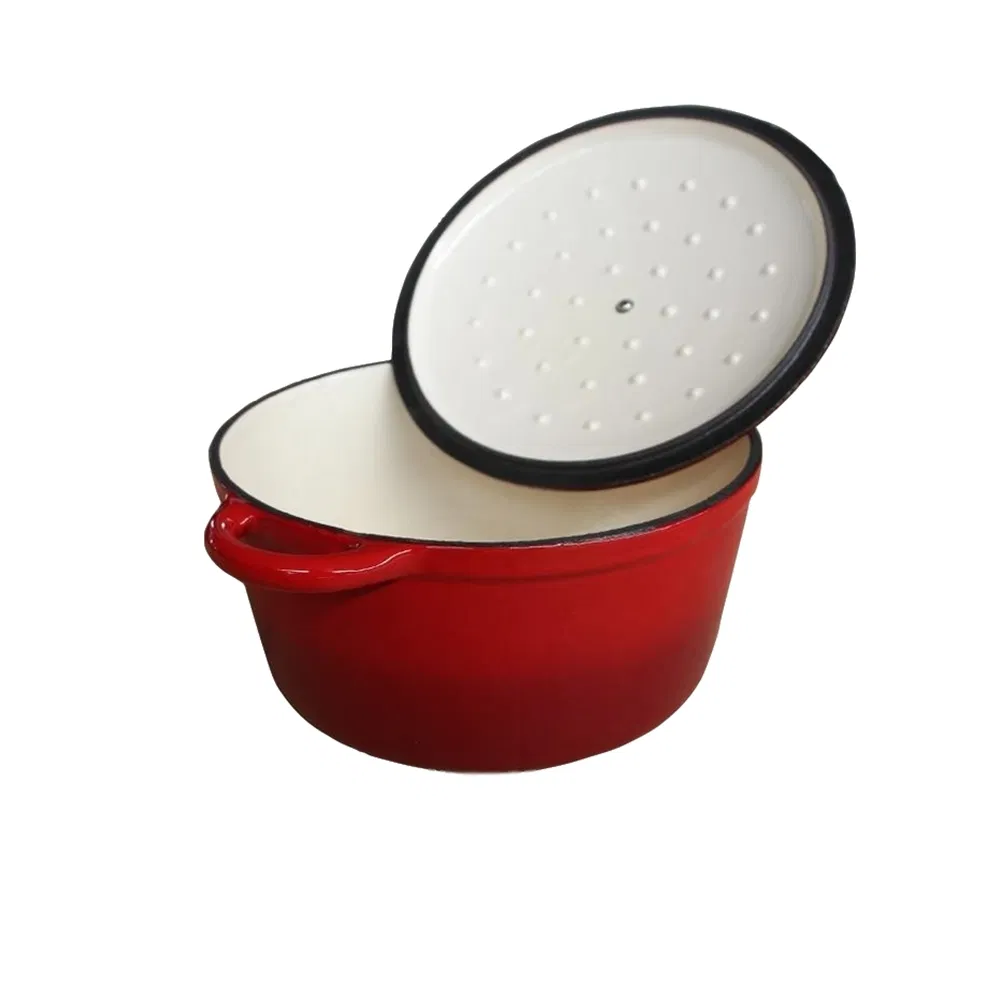 Hot Selling Red Enamel Cast Iron Casserole