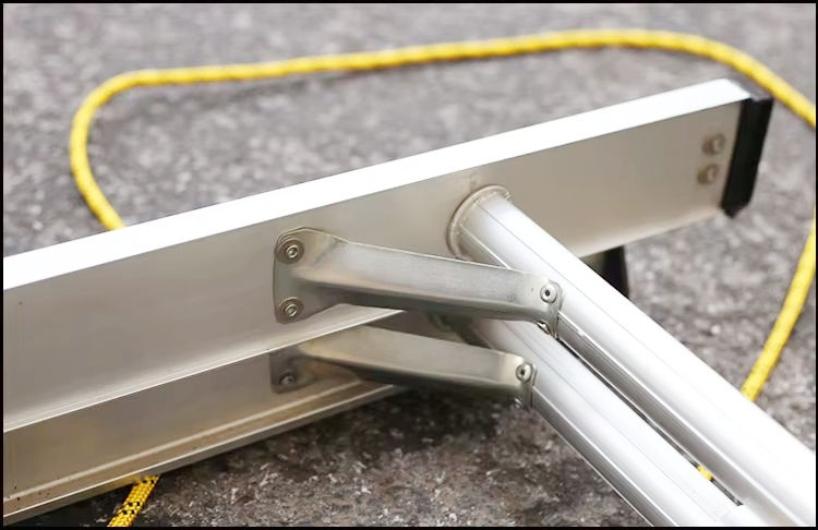 Popular 2X16 Steps Heavy Duty Aluminum Extension Ladder for Industrial 200kg