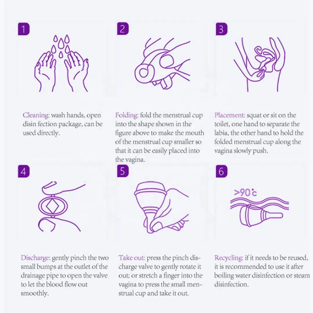 Medical Grade Silicone Menstrual Cup for Eco-Conscious Ladies