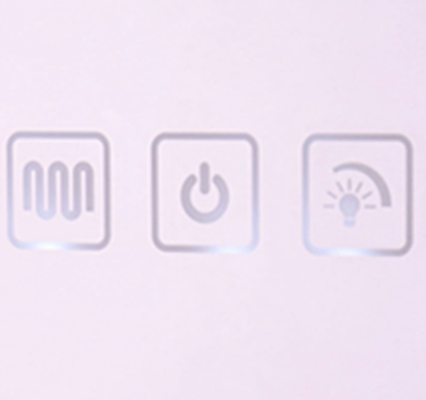 5mm Rectangle Hotel LED Light HD Mirror (MR-YB1-DJ007)