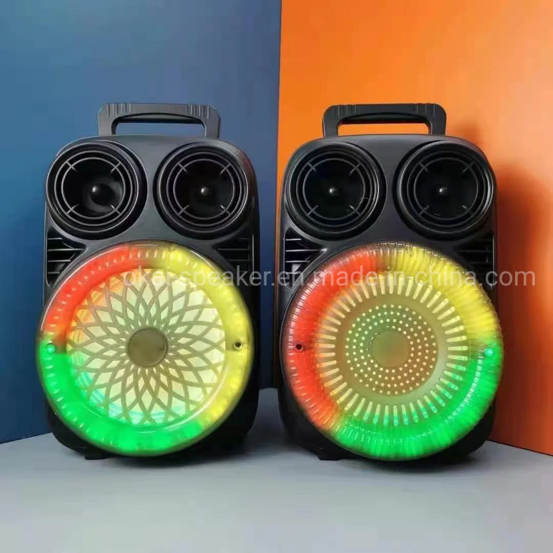 Factory Direct Private Trolley Bluetooth Speaker 6.5 Inch RGB Audio Loud Speaker