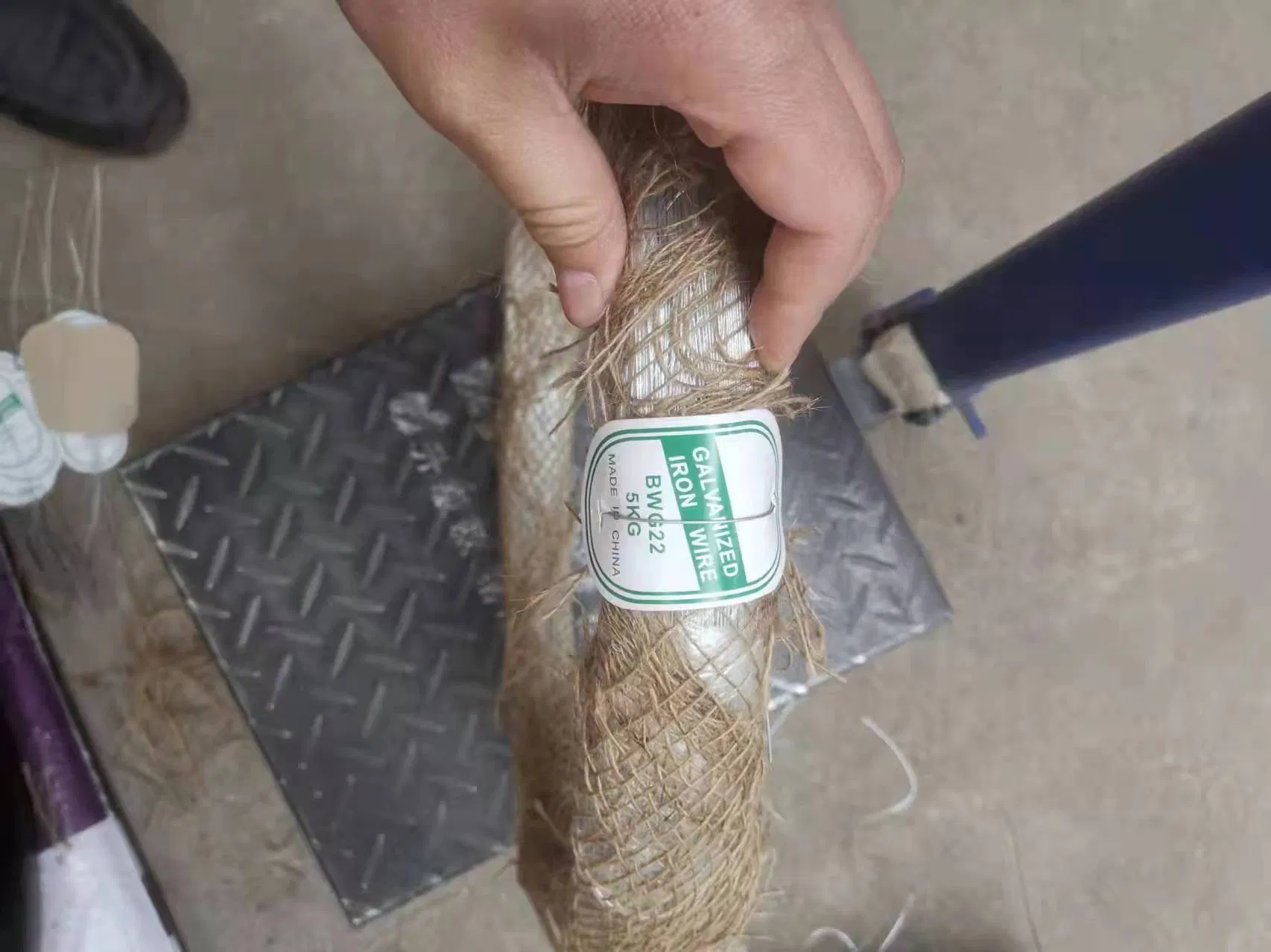 Оцинкованная проволока Bwg22 для строительства, 5-7 кг