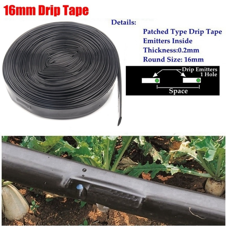 Drip Tape with Flat Dripper 10cm Spacing Drip Irrigation Tape for Farming