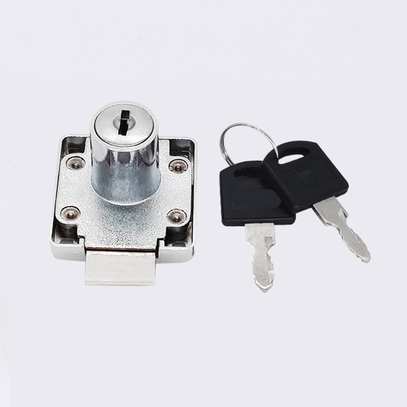 Zinc Alloy Furniture Lock Chrome Plated Cabinet Lock