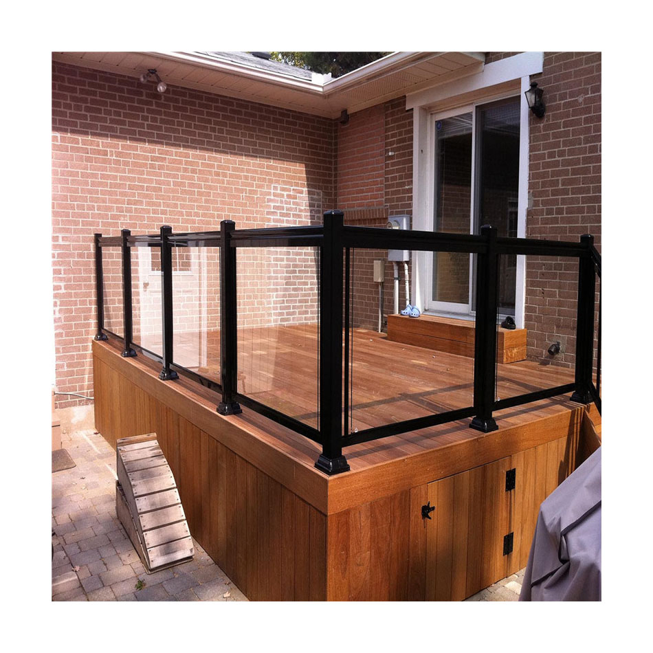 Aluminum Glass Railing Spigot Stair Photos Outdoor Deck Post Aluminum Glass Railing