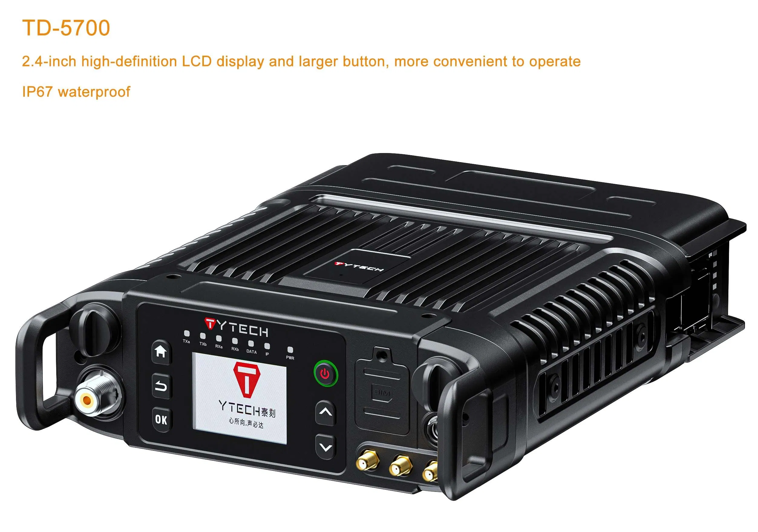 25W Tier II Repeater Td-5700 Portable Repeater Mobile Radio Dmr Mesh Sfr Radio