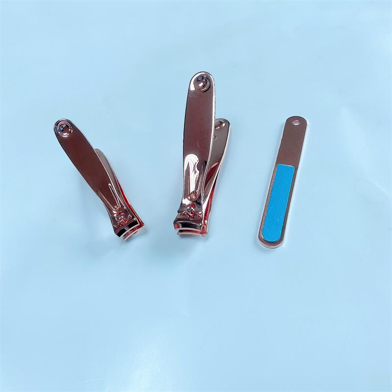 High Quality Professional Deluxe Big Finger Toe Nail Clipper Cutter with Rose Golden Plating for Promotion Gifts