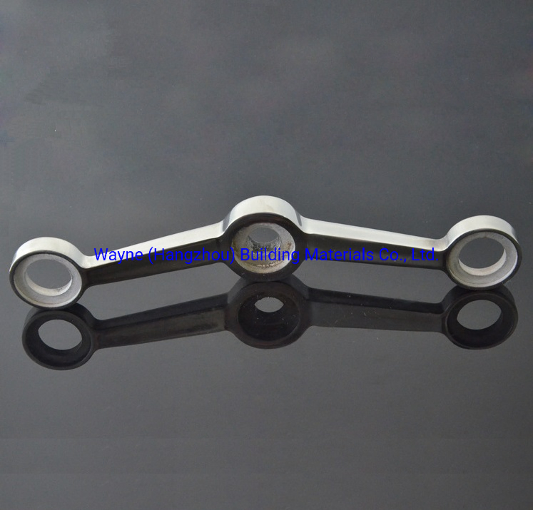 220mm Stainless Steel Glass Spider with 2 Arms 180 Degree/ Glass Fitting Hardware, Point-Fixed Curtain Wall Hardware with High Quality and Best Price