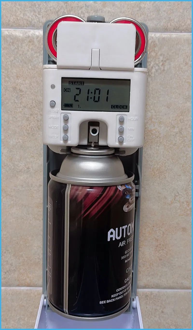 LED/LCD Wall-Mounted Air Freshener Dispenser Automatic Spray Aerosol Dispenser