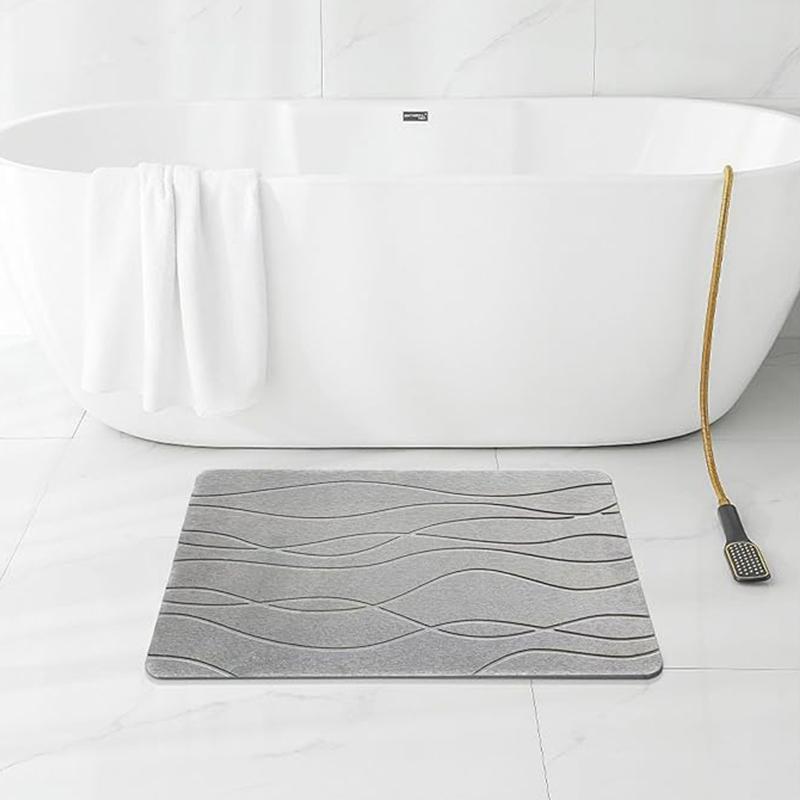 Cheap Factory Price Floor Wave Edge Bath Shower Non Slip Bath Mat