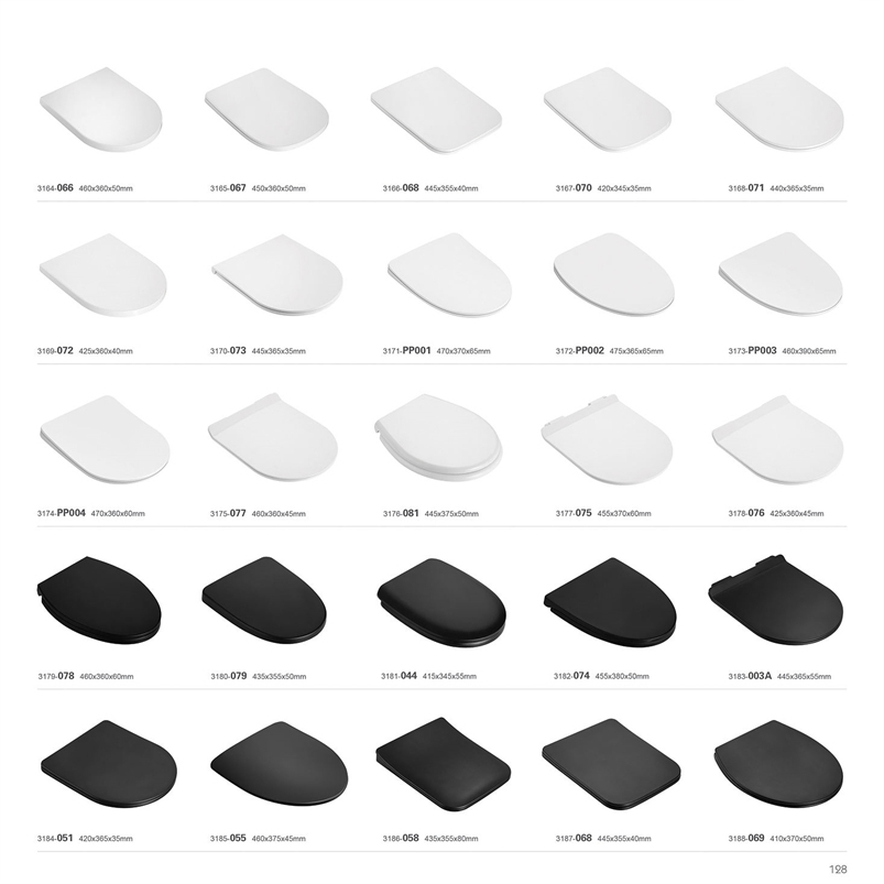 High Quality Modern Design UF Toilet Accessories: Soft Closing Toilet Seat Cover Quick Release European Standard Round Shape Toilet Seat