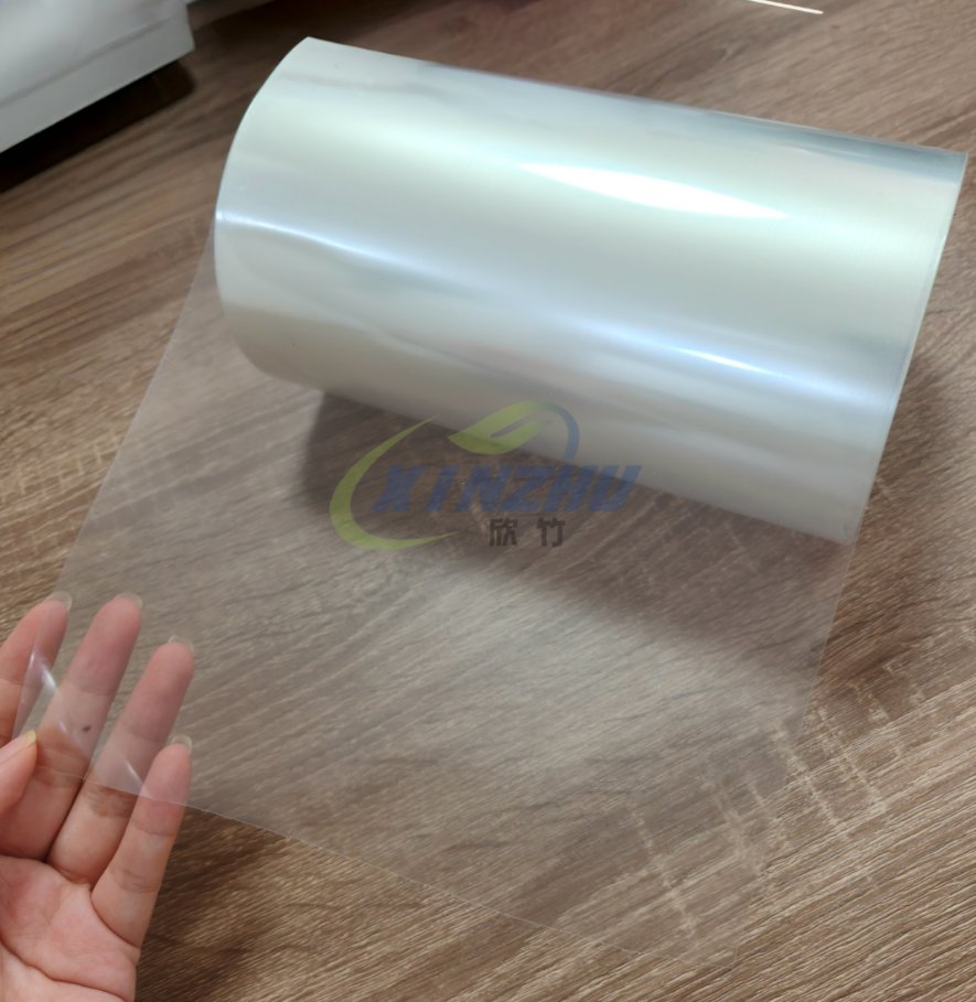 50mic Clear BOPP Jumbo Roll Self-Adhesive Material Waterproof Custom Printing Label