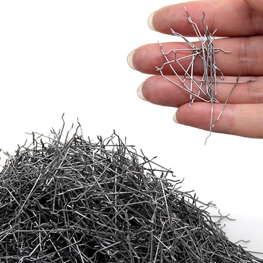 High Strength 30-60 mm Chopped Micro Steel Fiber Brass Coated for Concrete Reinforcement Metal Building Materials