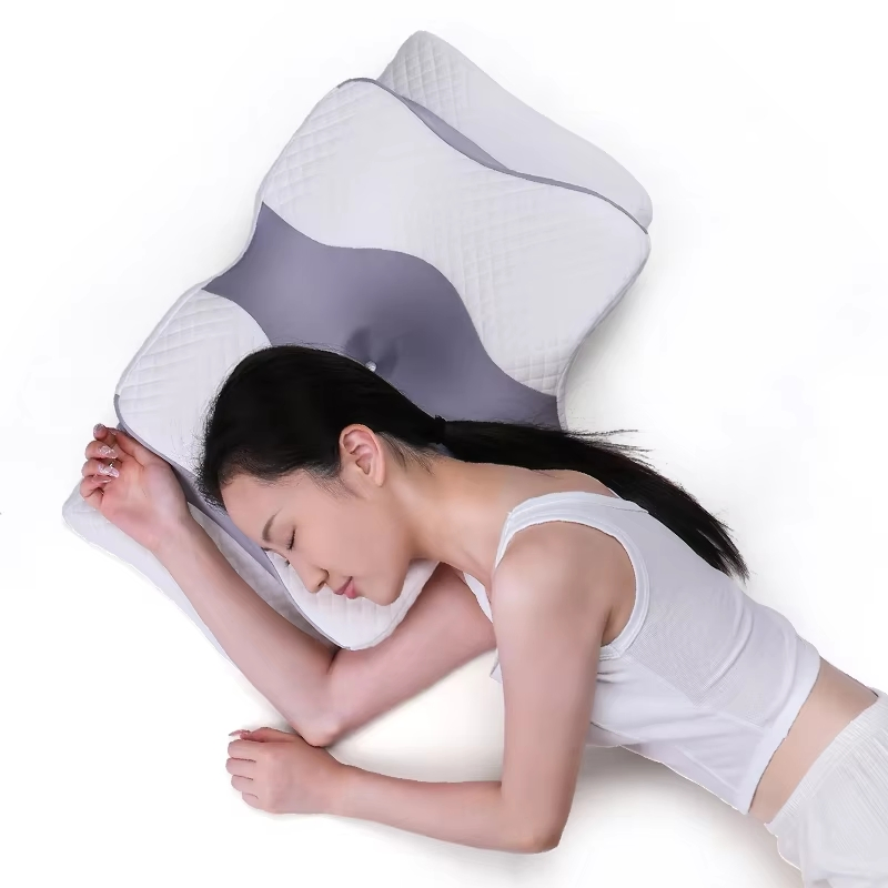 Wholesale Comfortable Anit-Snoring Contour Butterfly Neck Memory Foam Pillow