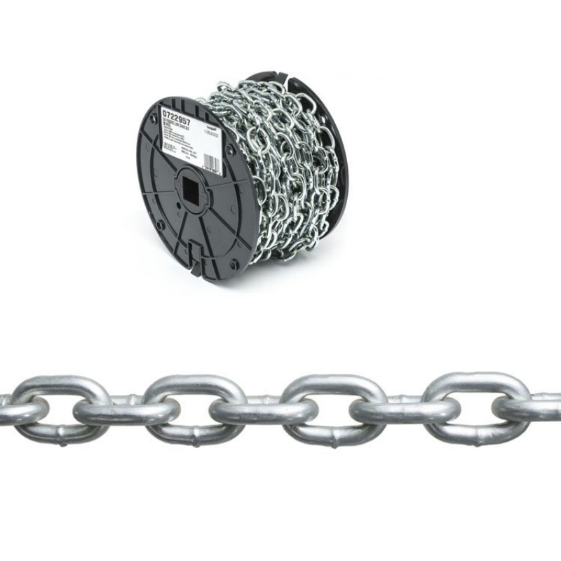 8mm Germany Standard DIN5685A/C Zinc Plated Welded Steel Link Chain
