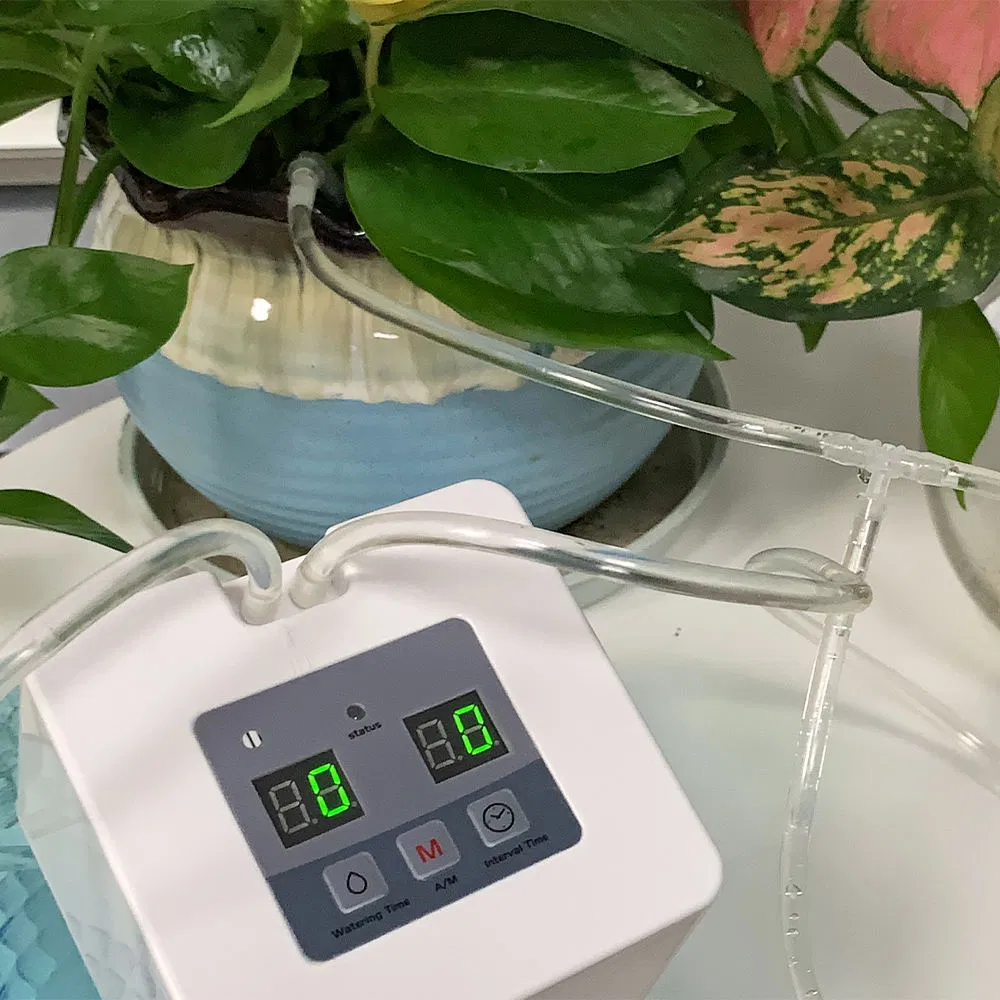 Automatic Programmable Drip Irrigation Kit Water Timer Device Auto Self Watering System for Indoor Potted Plant