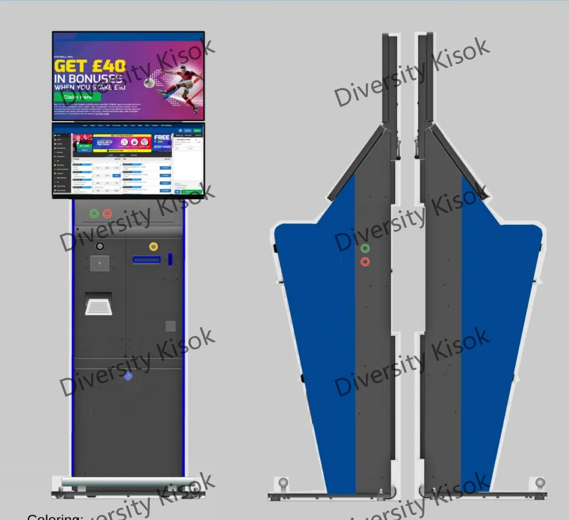 Self-Service Gaming Kiosk Sports Kiosk Terminals Machine for Slot Sportsbook